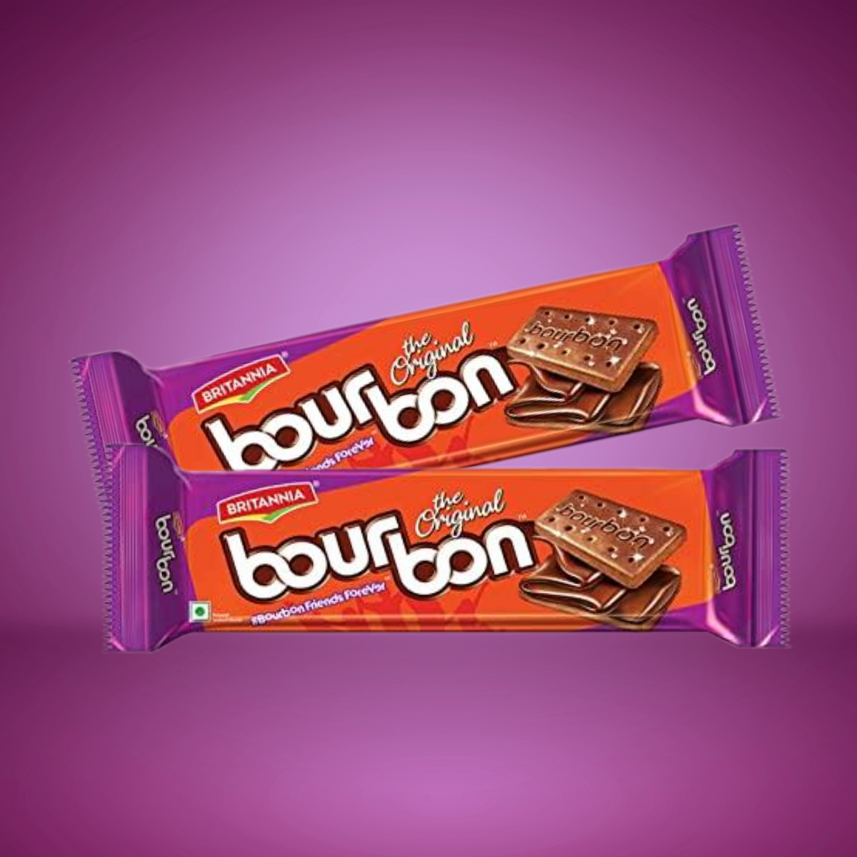 Britannia Bourbon Chocolate Cream Biscuits, 150 g