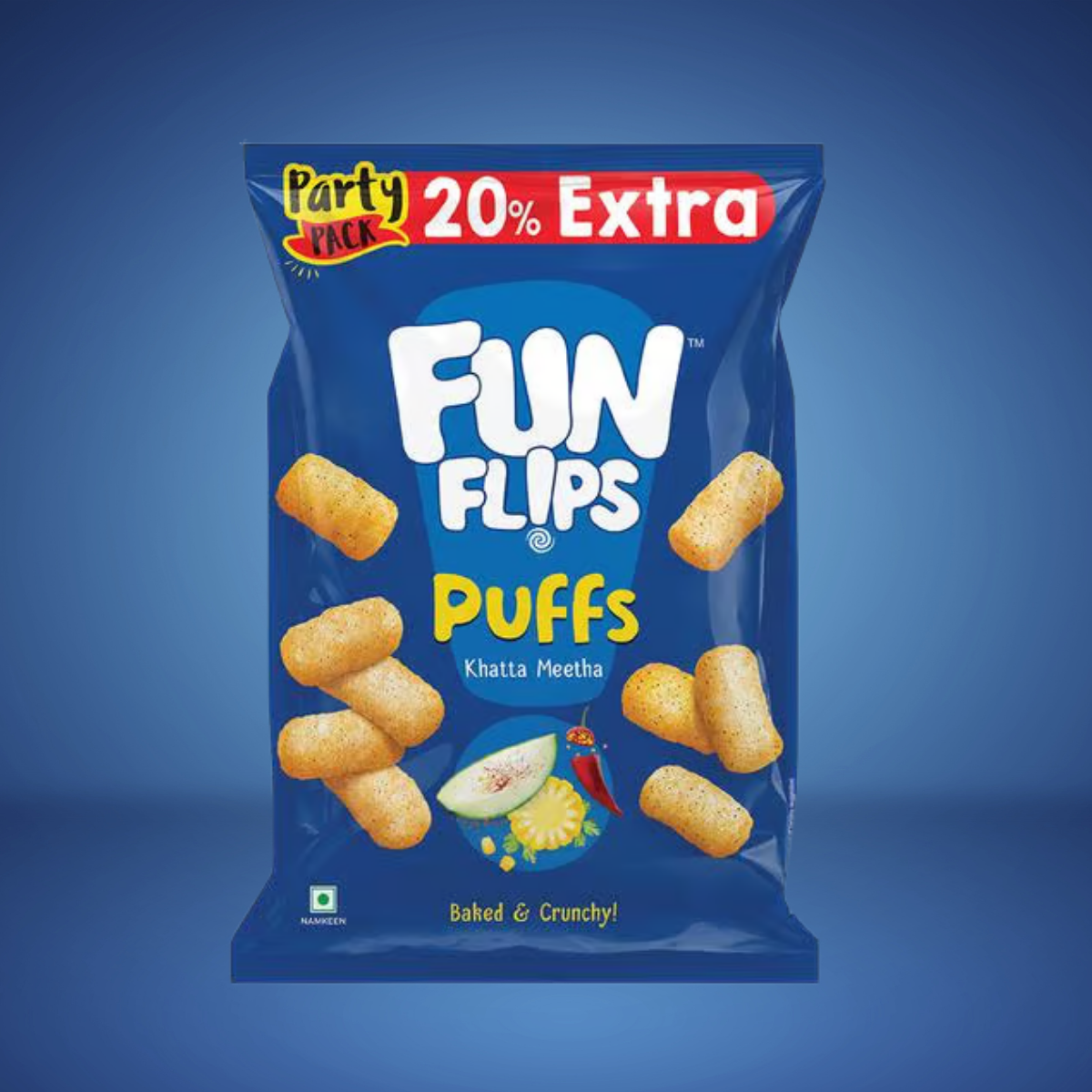 Fun Flips Puffs - Khatta Meetha