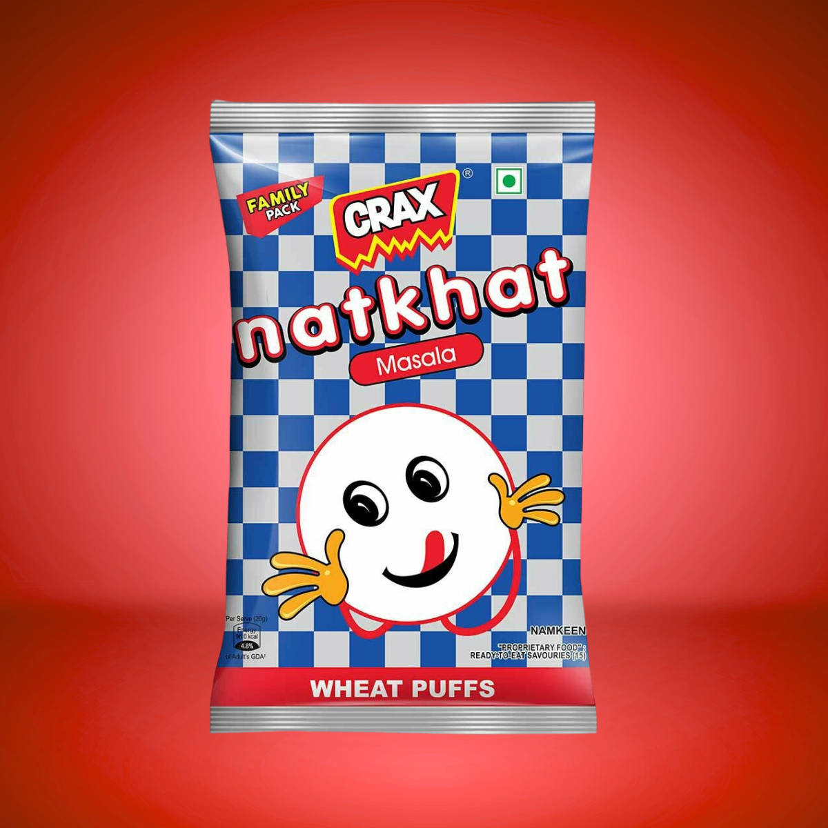 Crax Masala Natkhat Wheat Puff Crisps