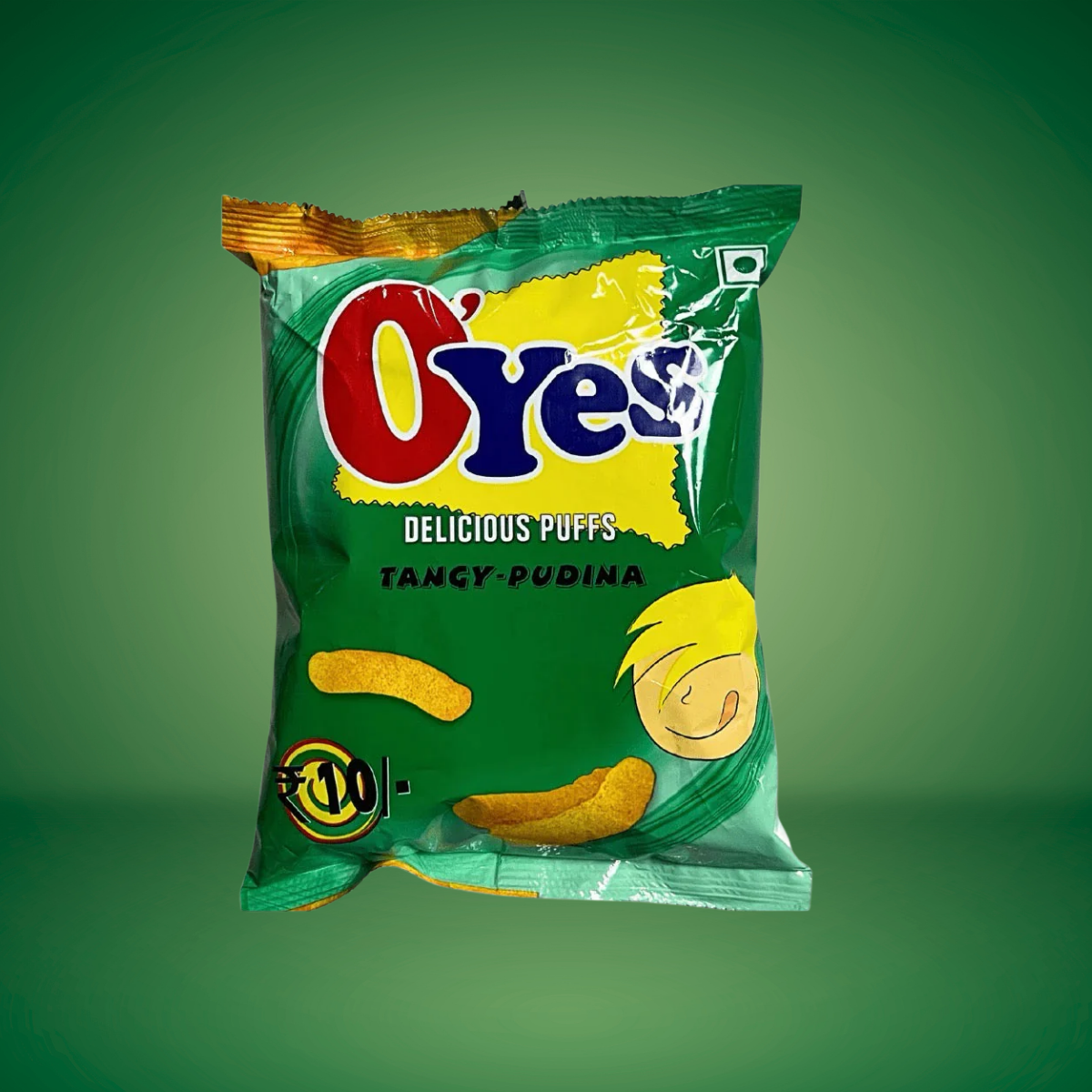 O'Yes Delicious Puffs – Tangy Pudina Flavour