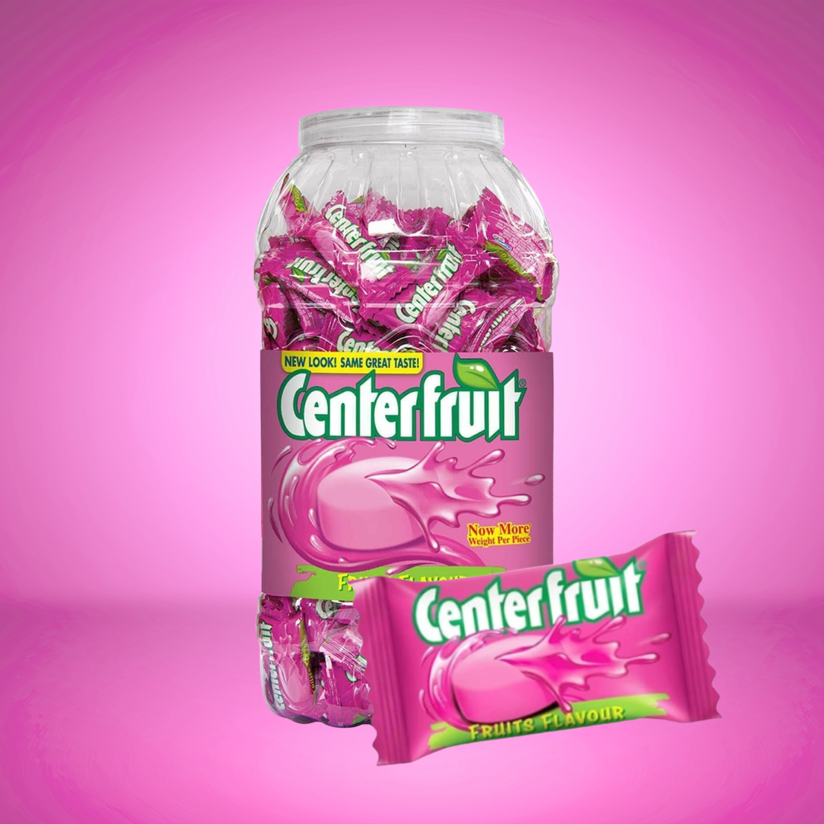 Center Fruit Delicious Bubble Gum | Pack Of 20pcs.