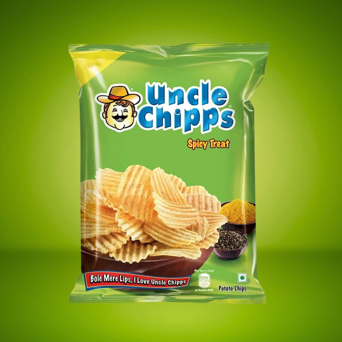 Uncle Chipps – Spicy Treat Potato Chips